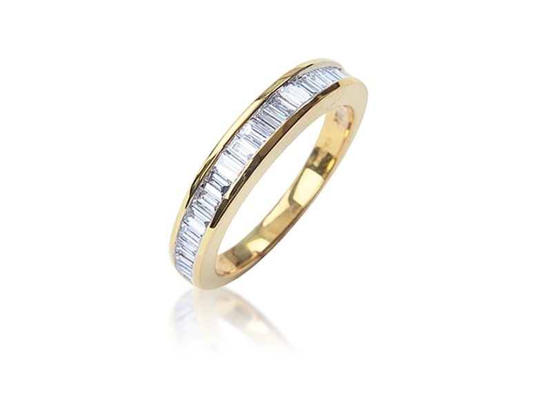 18ct Yellow Gold Eternity Ring with 1.00ct Diamonds.