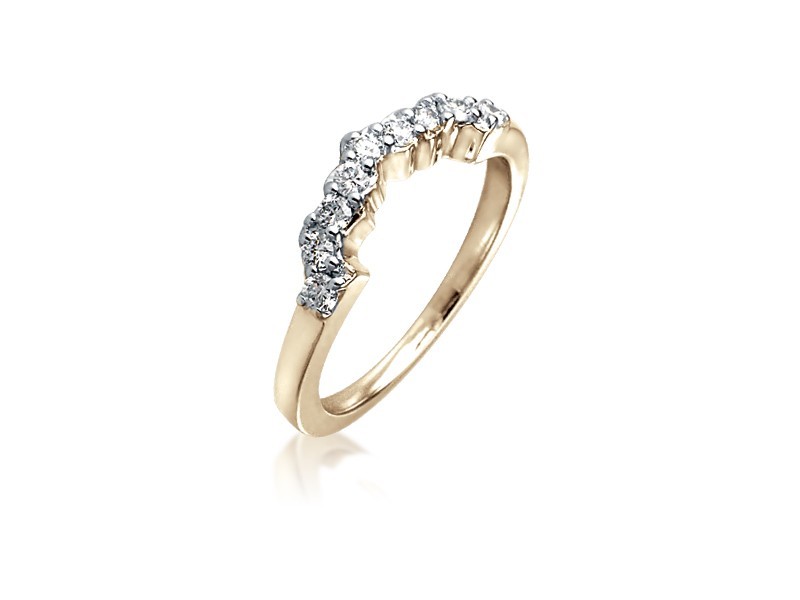 18ct Yellow Gold Eternity Ring with 0.25ct Diamonds.