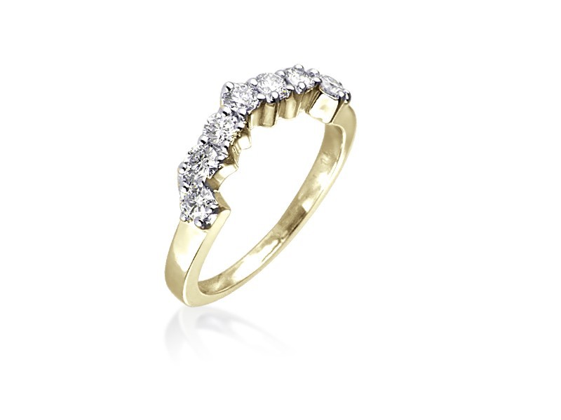 18ct Yellow Gold Eternity Ring with 0.50ct Diamonds.