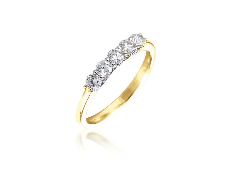 18ct Yellow Gold Eternity Ring with 0.50ct Diamonds