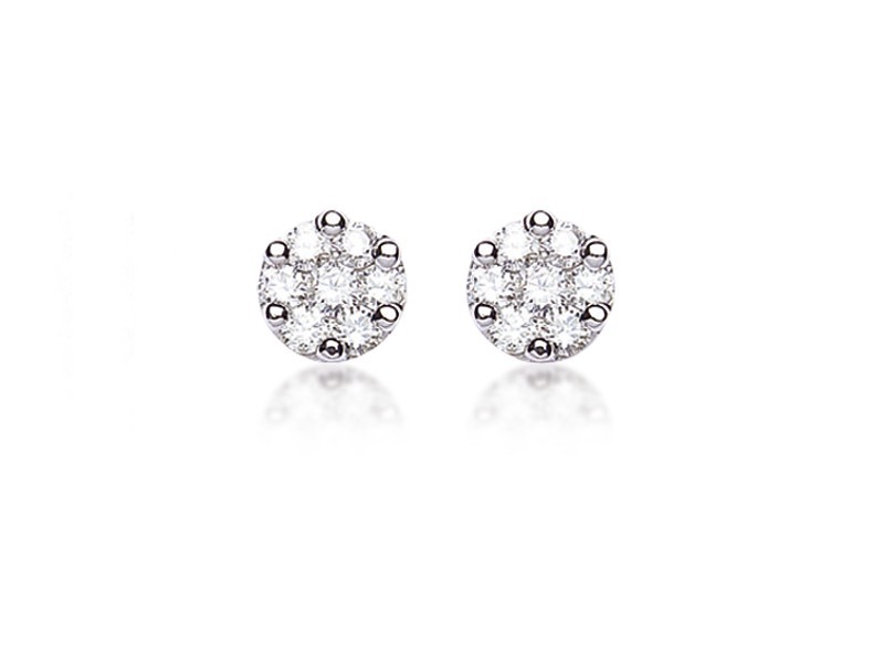 18ct White Gold & 1.00ct Diamonds Stud Earrings