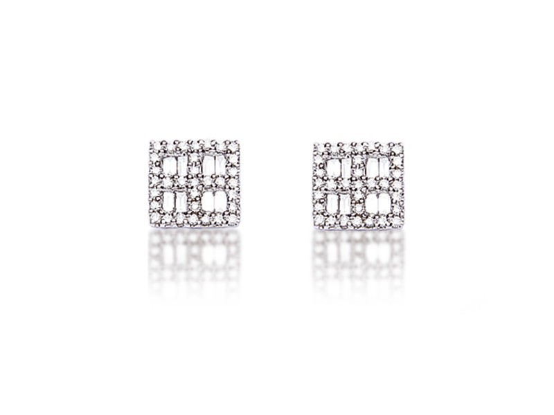 18ct White Gold & 0.60ct Diamonds Stud Earrings