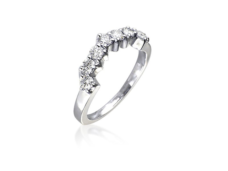 18ct White Gold Eternity Ring with 0.50ct Diamonds.