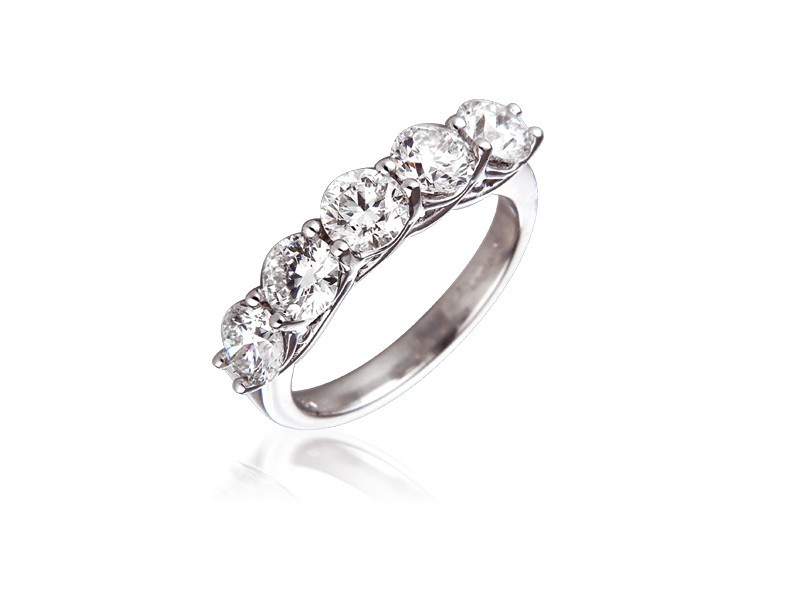 18ct White Gold Eternity Ring with 2.00ct Diamonds.