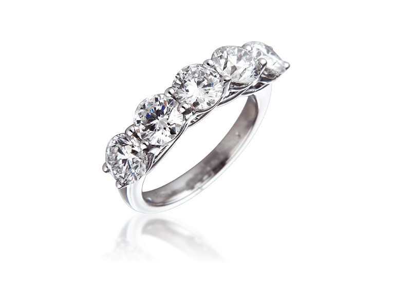 18ct White Gold Eternity Ring with 3.00ct Diamonds.