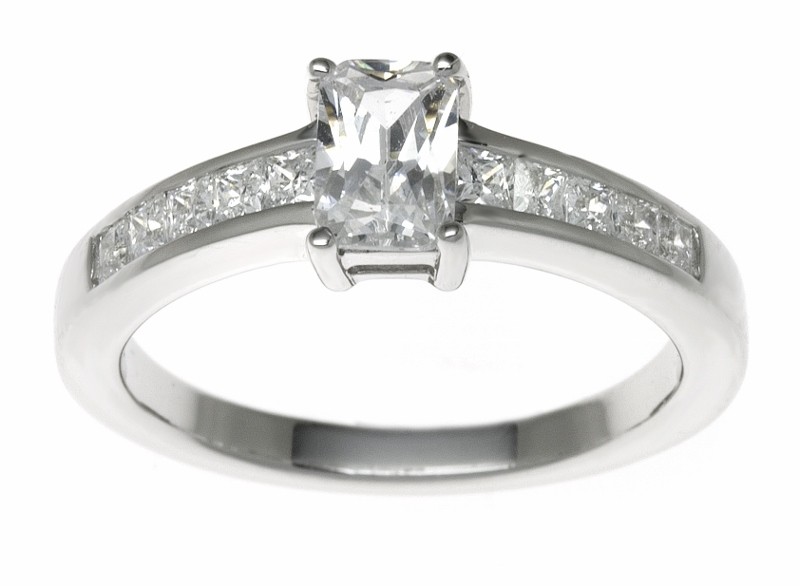 18ct White Gold 0.58ct Diamonds Solitaire Engagement Ring