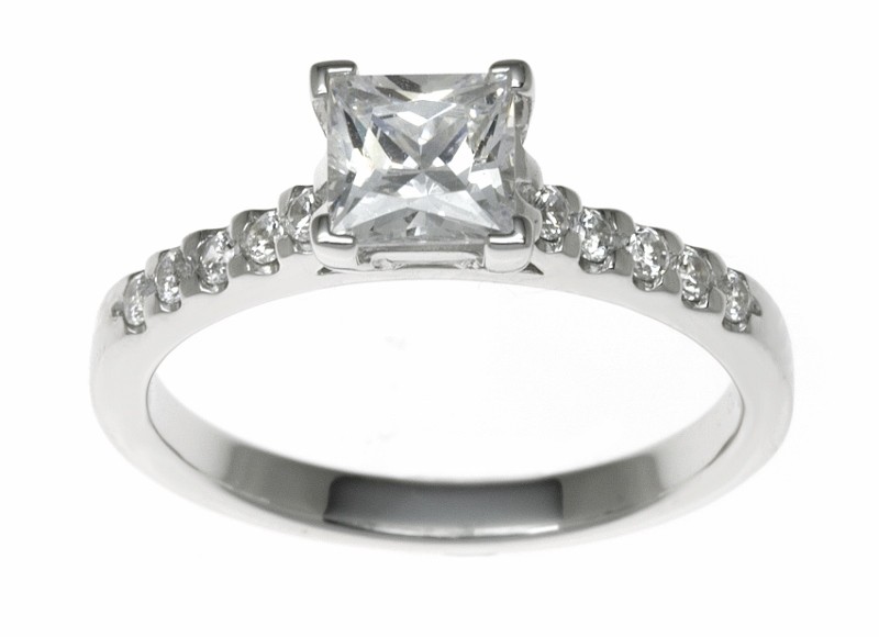 18ct White Gold 0.45ct Diamonds Solitaire Engagement Ring