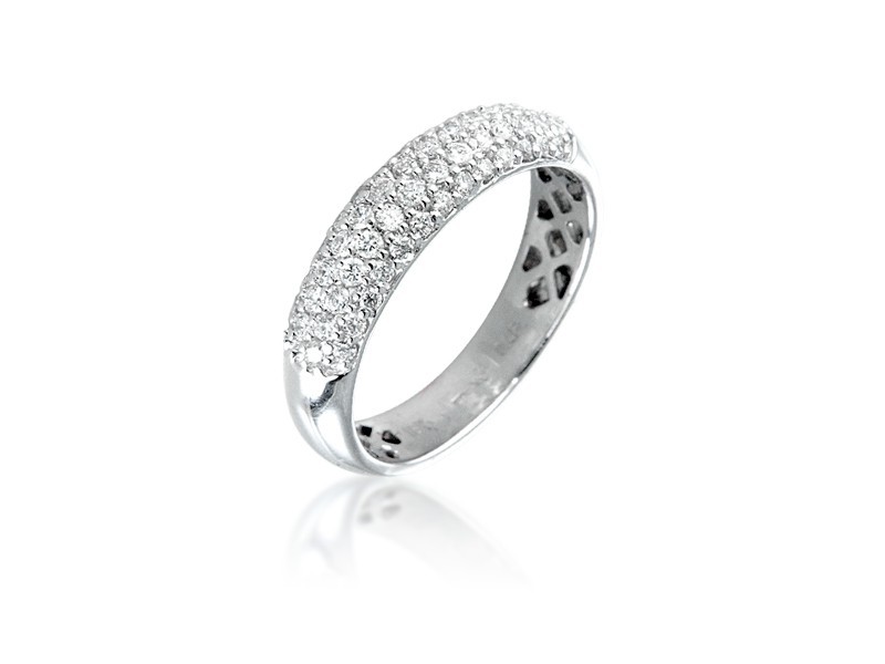 18ct White Gold & 0.50ct Diamonds Wedding Ring