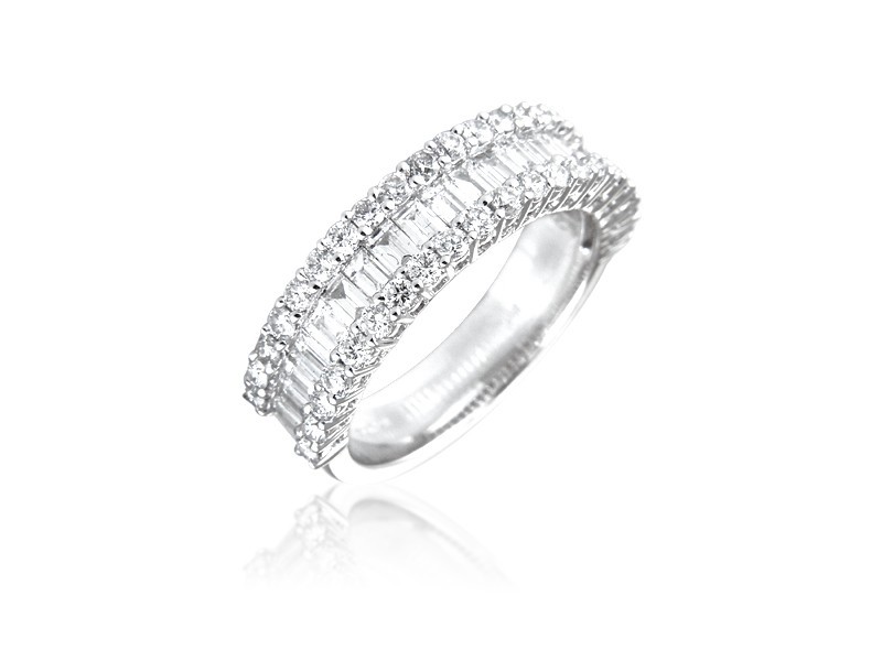 18ct White Gold & 1.50ct Diamonds Wedding Ring 