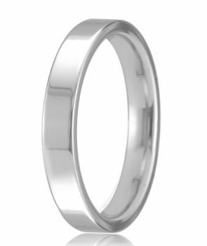 18ct White Gold 3mm Easy Fit Wedding Band 4.1gms