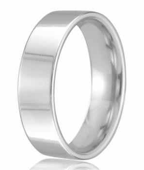 18ct White Gold 6mm Easy Fit Wedding Band 10.9gms