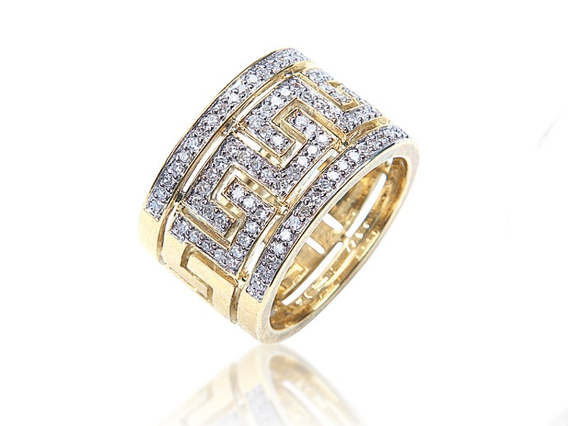 9ct Yellow Gold & 0.50ct Diamonds Wedding Ring