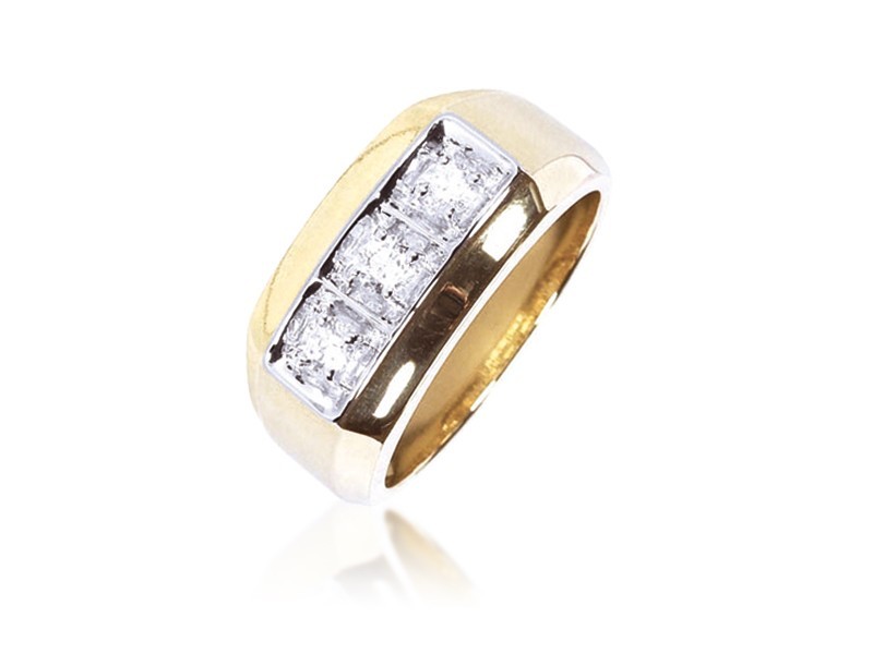 9ct Yellow Gold & 0.50ct Diamonds Wedding Ring