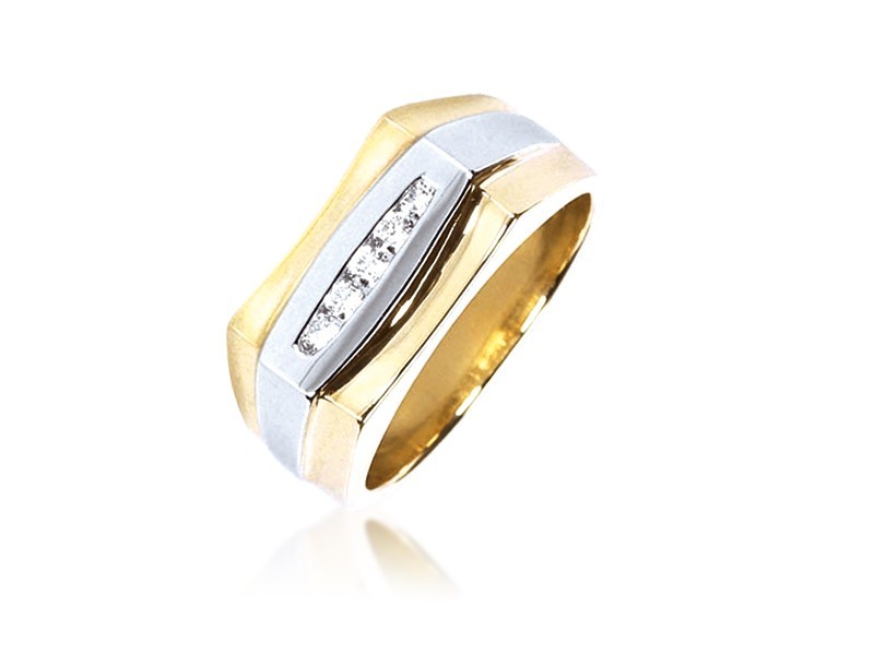 9ct Yellow Gold & 0.25ct Diamonds Wedding Ring