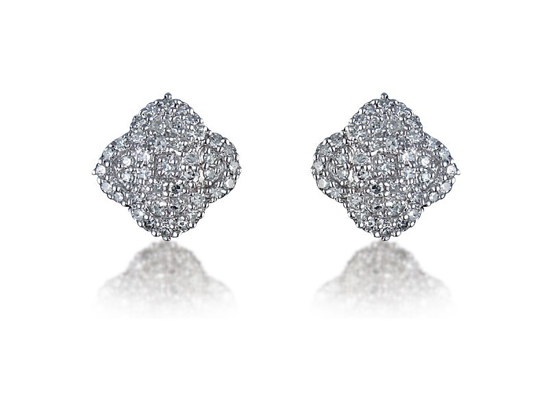 9ct White Gold 0.40ct Diamond Stud Earrings