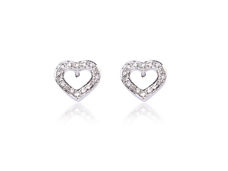 9ct White Gold 0.20ct Diamond Stud Earrings