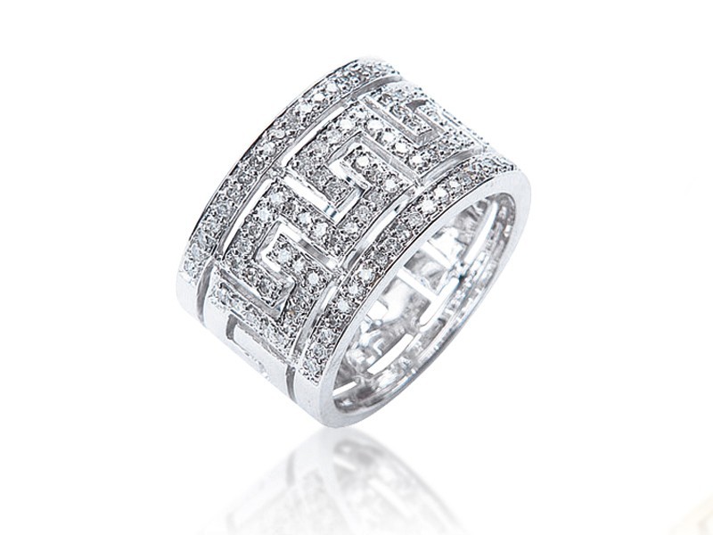 9ct White Gold & 0.30ct Diamonds Wedding Ring