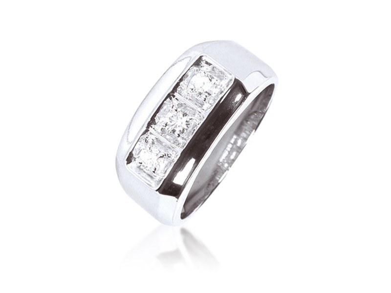 9ct White Gold & 0.50ct Diamonds Wedding Ring