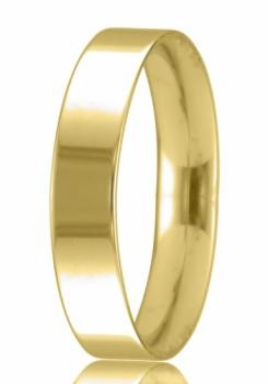 9ct Yellow Gold 4mm Easy Fit Wedding Band 4.7gms 