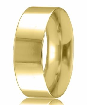 9ct Yellow Gold 8mm Easy Fit Wedding Band 10.0gms