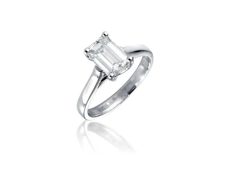 Platinum 1.50ct Diamond Solitaire Engagement Ring