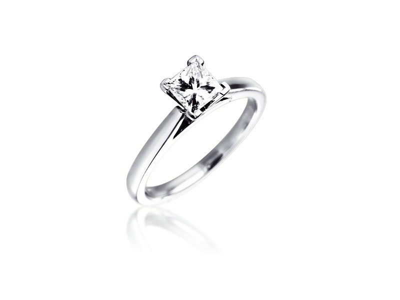 Platinum 0.50ct Diamond Solitaire Engagement Ring