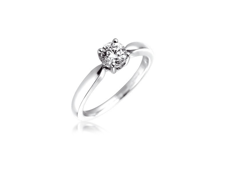 Platinum 0.50ct Diamond Solitaire Engagement Ring