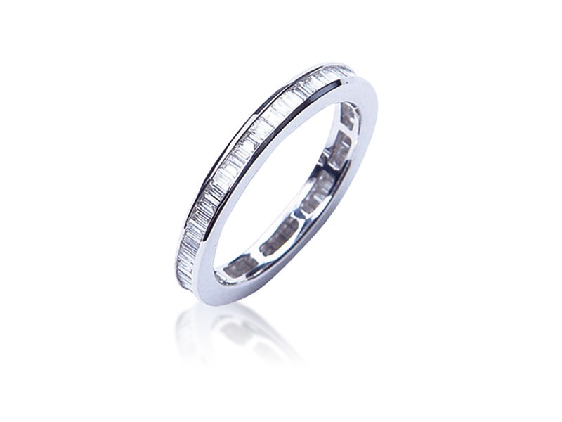 Platinum Eternity Ring with 1.00ct Diamonds.