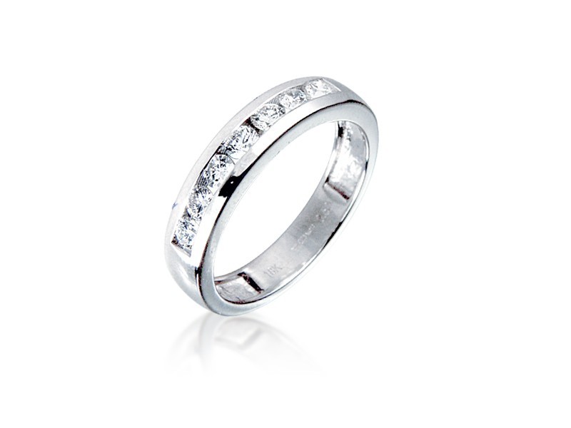 Platinum Eternity Ring with 0.50ct Diamonds.