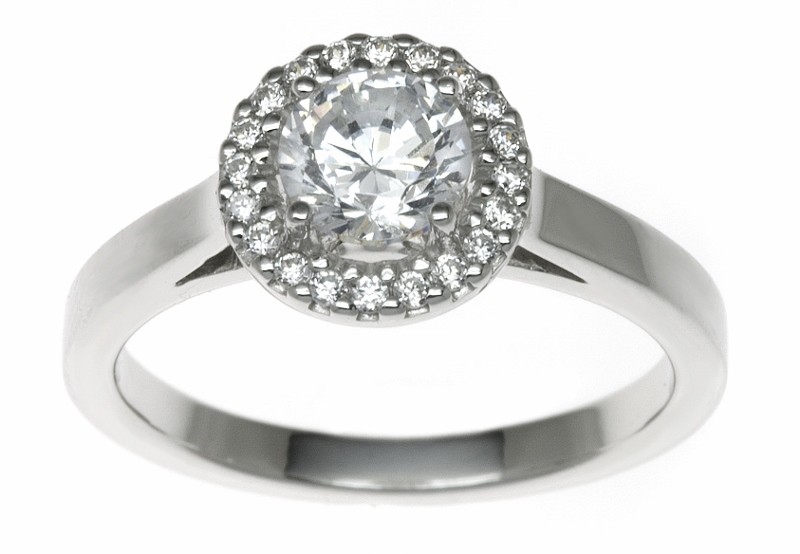 Platinum 0.65ct Diamonds Solitaire Engagement Ring