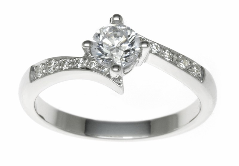 Platinum 0.47ct Diamonds Solitaire Engagement Ring
