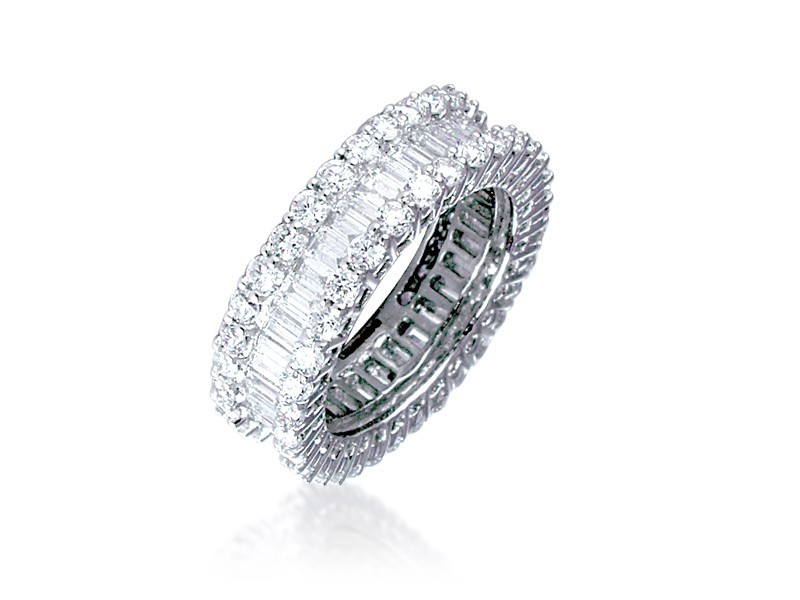 Platinum & 3.50ct Diamonds Wedding Ring