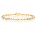 18ct Yellow Gold & 4.00ct Diamonds Bracelet