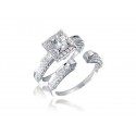 18ct White Gold 1.25ct Diamonds Bridal Set