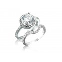 18ct White Gold 3.07ct Diamonds Bridal Set