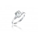 18ct White Gold 1.50ct Diamond Solitaire Engagement Ring