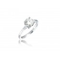 18ct White Gold 1.10ct Diamond Solitaire Engagement Ring