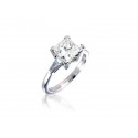 18ct White Gold 1.75ct Diamond Solitaire Engagement Ring