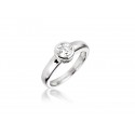 18ct White Gold 0.50ct Diamond Solitaire Engagement Ring