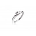 18ct White Gold 0.25ct Diamond Solitaire Engagement Ring