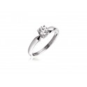 18ct White Gold 0.40ct Diamond Solitaire Engagement Ring