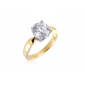 18ct Yellow & White Gold 2.00ct Diamond Solitaire Engagement Ring