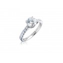 18ct White Gold 1.50ct Diamond Solitaire Engagement Ring