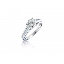 18ct White Gold 1.25ct Diamond Solitaire Engagement Ring