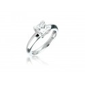 18ct White Gold 1.00ct Diamond Solitaire Engagement Ring