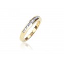 18ct Yellow Gold Eternity Ring with 0.25ct Diamonds.