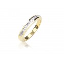 18ct Yellow Gold Eternity Ring with 0.50ct Diamonds.