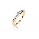 18ct Yellow Gold Eternity Ring with 0.50ct Diamonds.