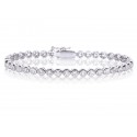 18ct White Gold & 1.00ct Diamonds Bracelet