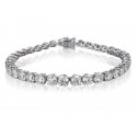 18ct White Gold & 16.00ct Diamonds Bracelet